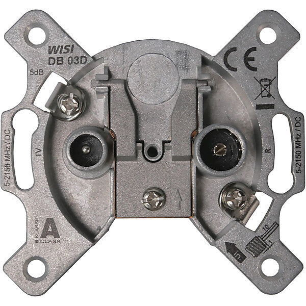 WISI Universal Antennendose 2-Loch Stichdose 5db DB 03 D